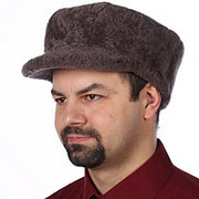 Pánská čepice - barvená skopovice