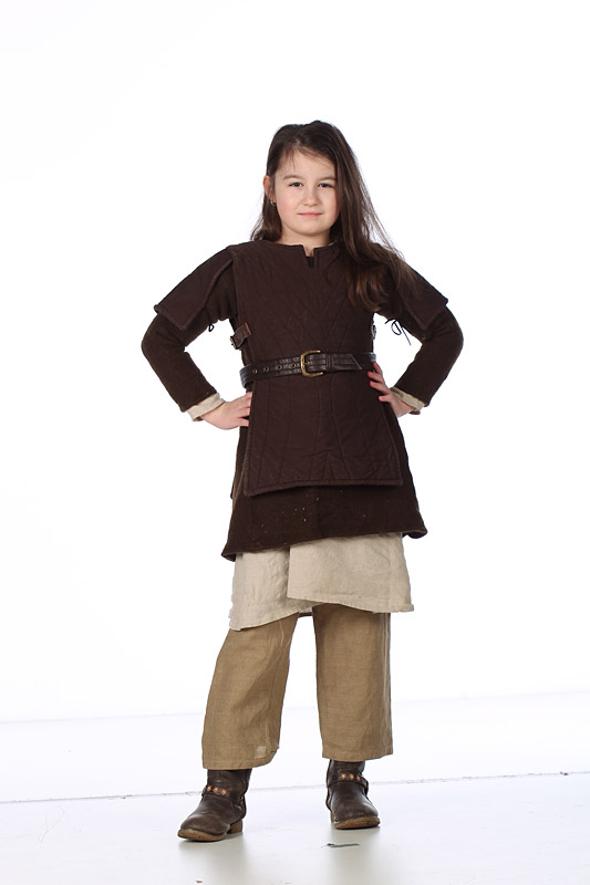 Kostým na LARP - prošívaná vesta