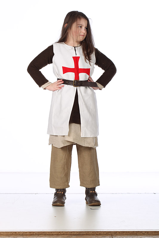 Kostýmy na LARP - templářský varkoč