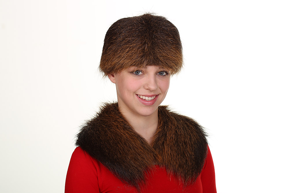 Čepice a límec nutrie